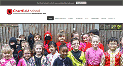 Desktop Screenshot of chartfieldschool.org.uk