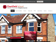 Tablet Screenshot of chartfieldschool.org.uk